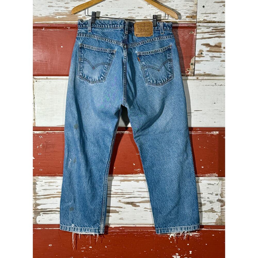 34w 90s Vintage Orange Tab Levi’s 505 jeans